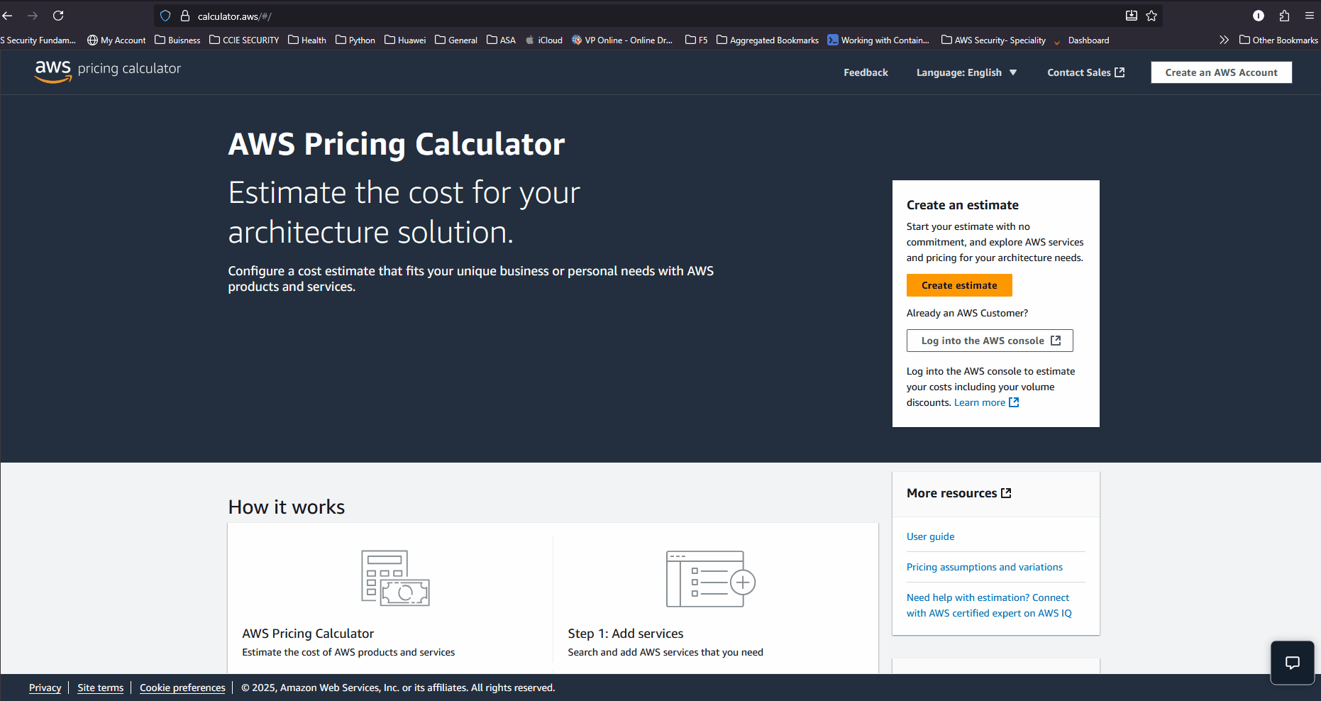 AWS Pricing Calculator AWS Pricing Calculator